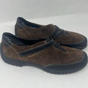 Rieker Antistress Shoes Women EU 38 US 8-8.5 Loafer‎ Driving Leather Grey Brown